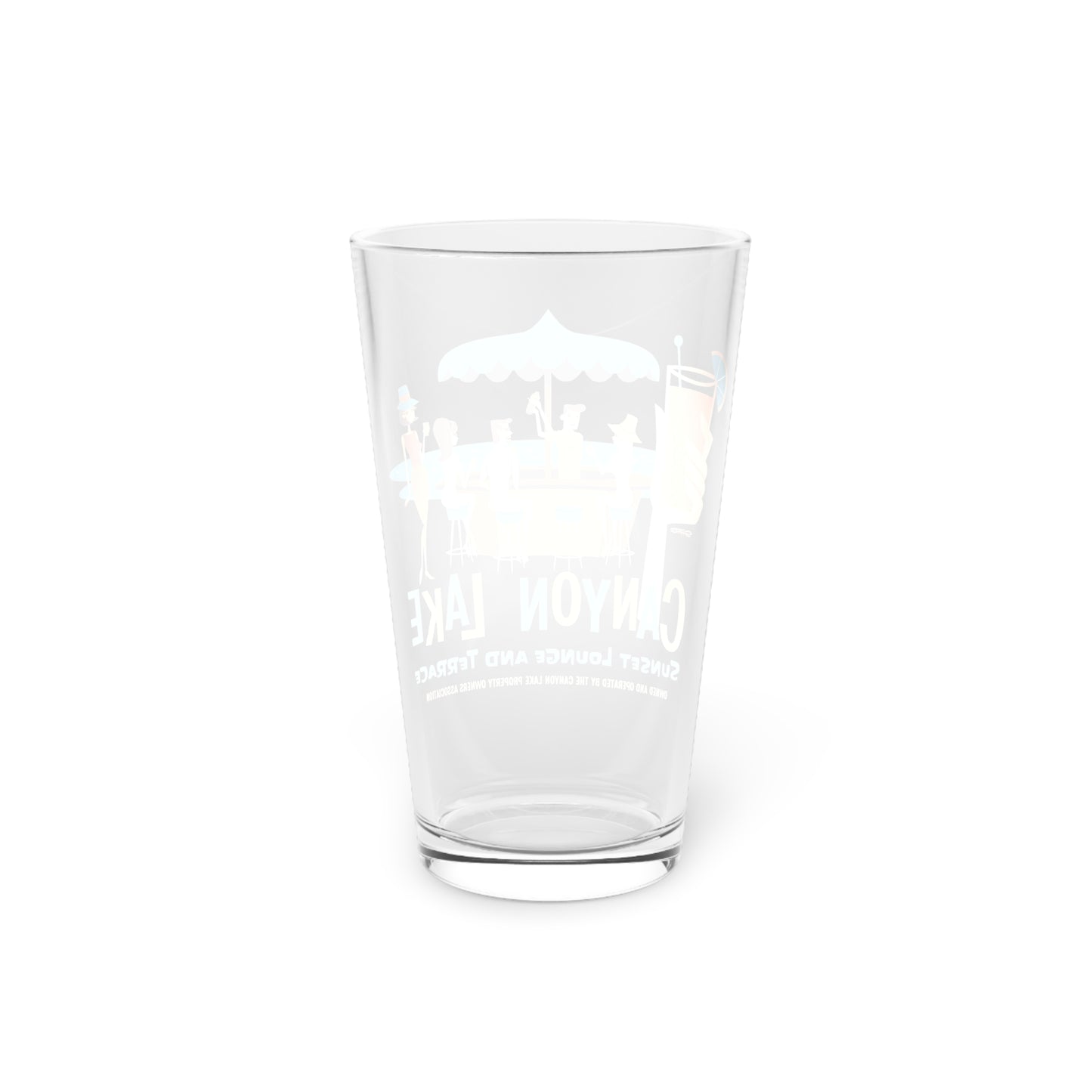Sunset Lounge & Terrace | Pint Glass, 16oz