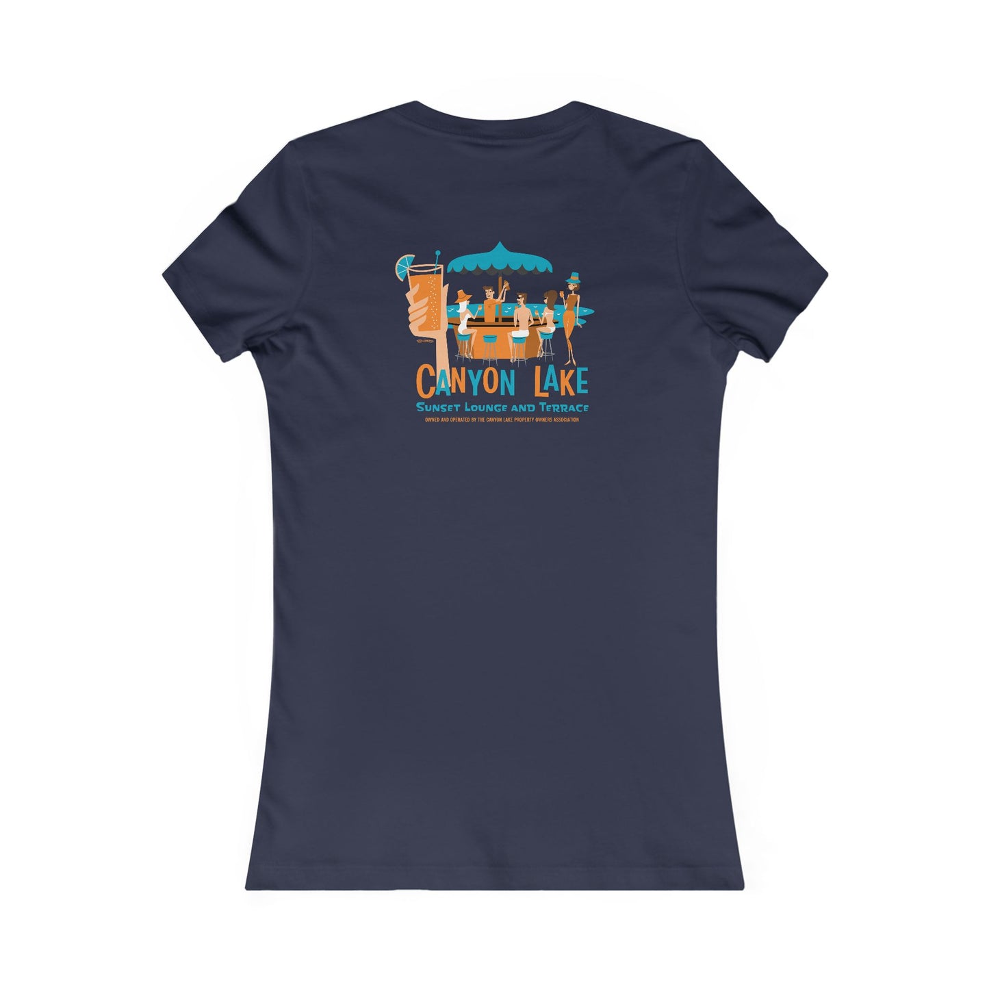 Sunset Lounge and Terrace Women's Slim Tee