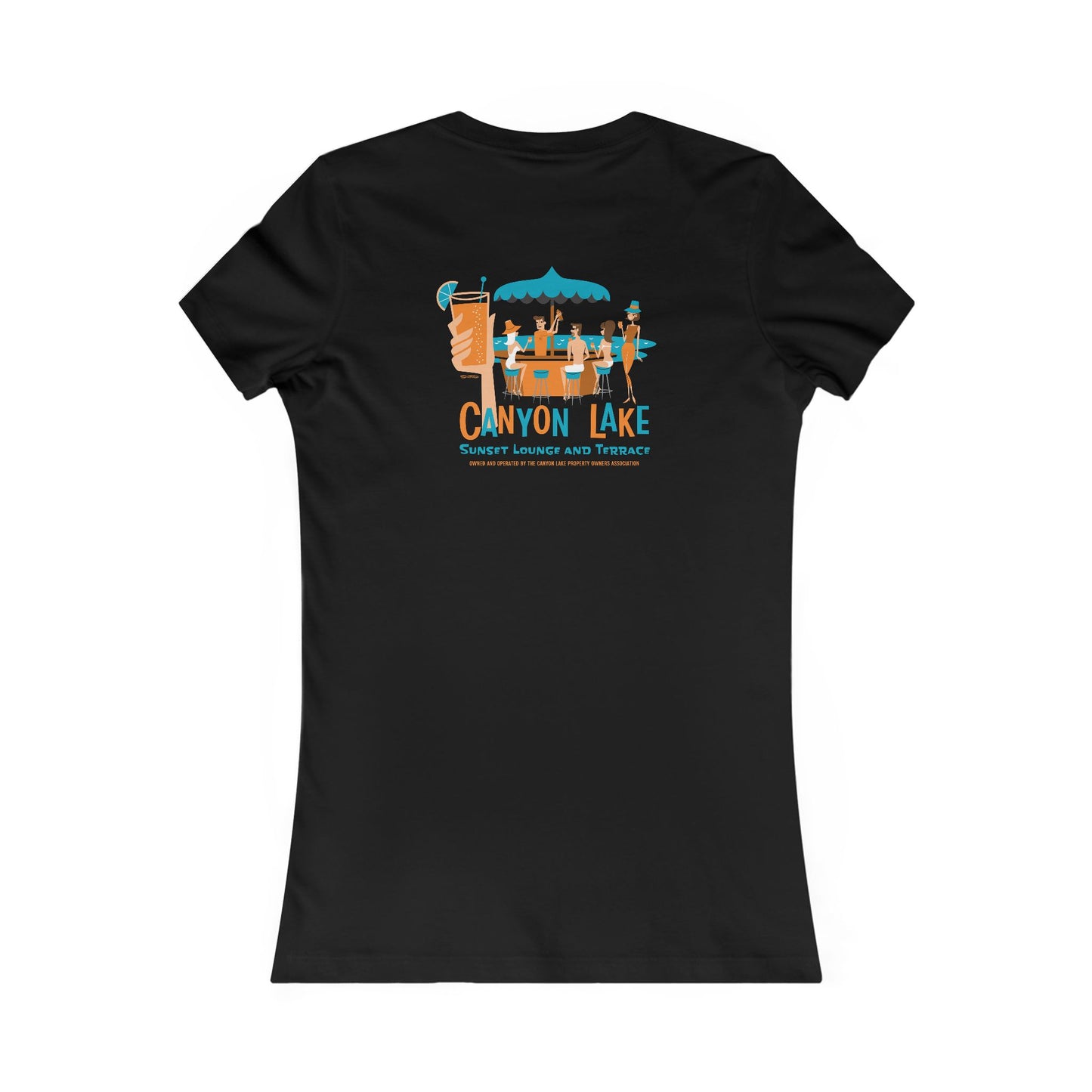Sunset Lounge and Terrace Women's Slim Tee