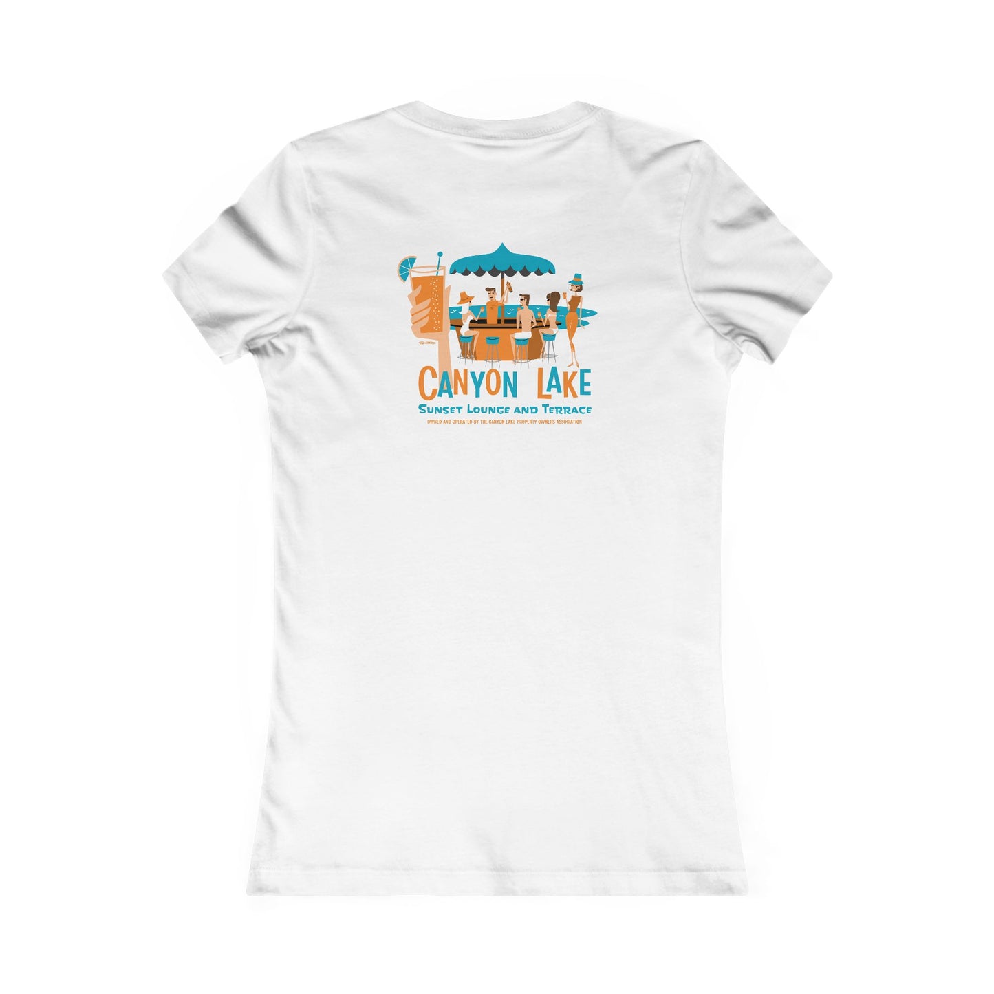 Sunset Lounge and Terrace Women's Slim Tee
