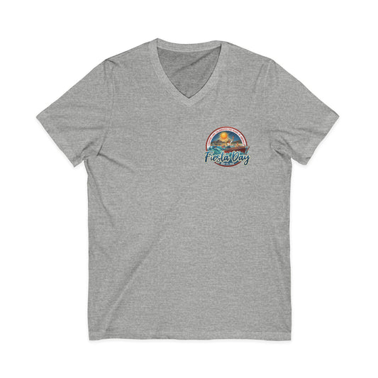 Fiesta Day | Jersey Short Sleeve V-Neck Tee