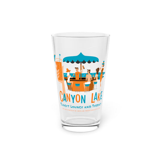 Sunset Lounge & Terrace | Pint Glass, 16oz