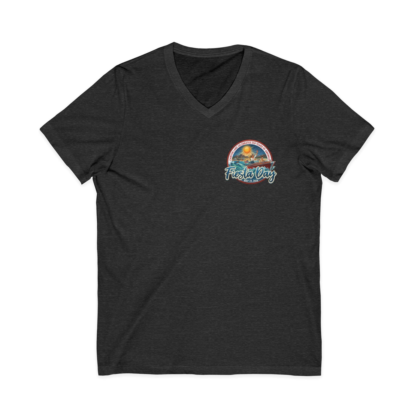 Fiesta Day | Jersey Short Sleeve V-Neck Tee