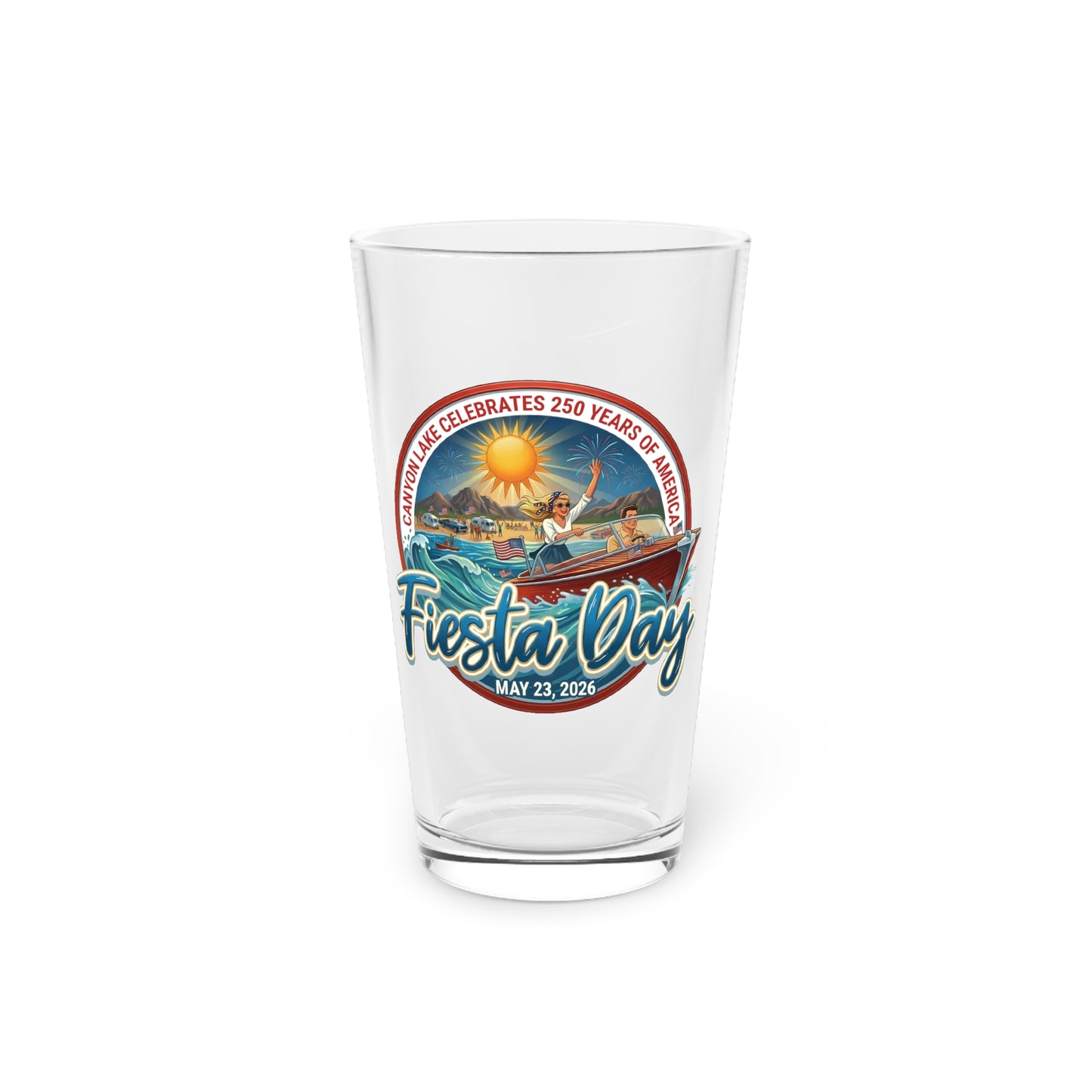 Fiesta Day | Pint Glass, 16oz