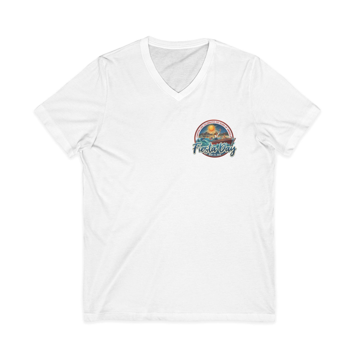 Fiesta Day | Jersey Short Sleeve V-Neck Tee